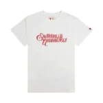 White Emotionally Unavailable Script T-Shirt