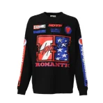 Black Emotionally Unavailable Racing LS Tee