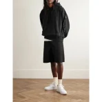 Black Emotionally Unavailable Crystal-Embellished Cotton-Jersey Hoodie - Image 3