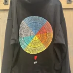 Black Emotionally Unavailable Mental Health Hoodie Back