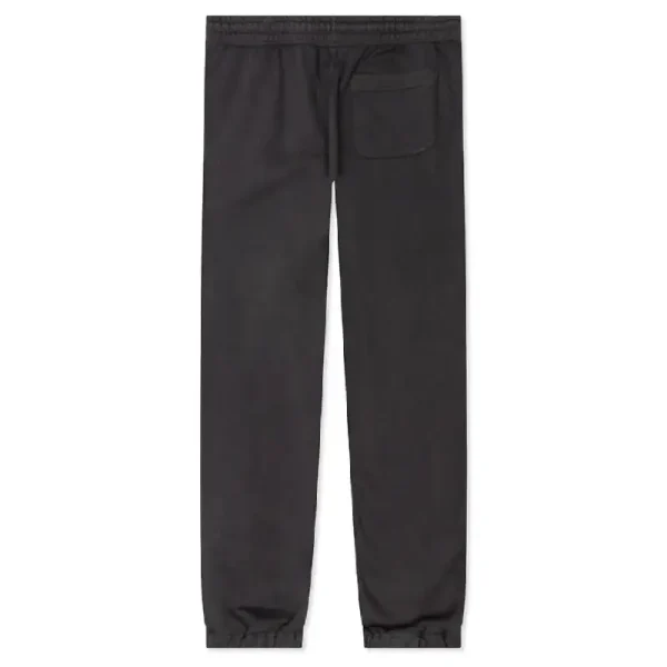 Black Emotionally Unavailable Wordplay Sweatpant Back