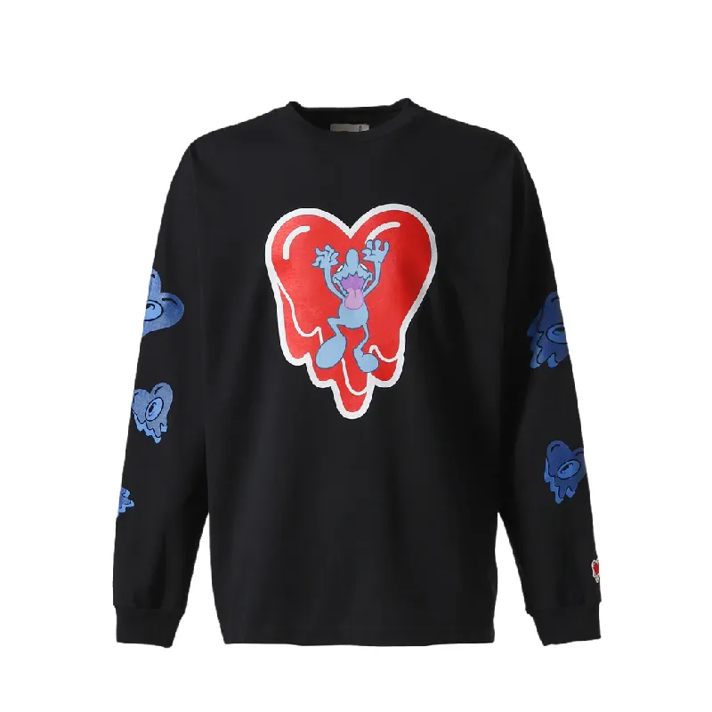 Black Emotionally Unavailable × Coin Parking Delivery Now on Rec LS Tee - EU Black EU × Coin Parking Delivery Now on Rec LS Tee