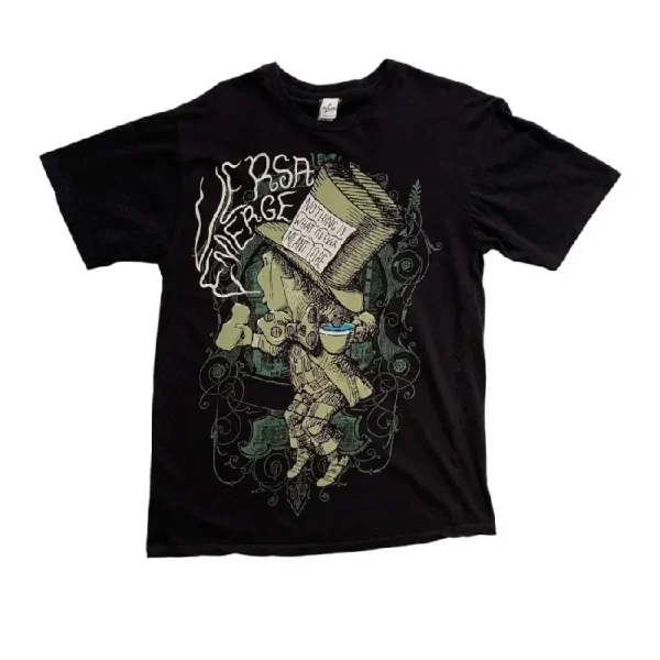 Black Emotionally Unavailable × Rock Band Vintage Y2K Tee