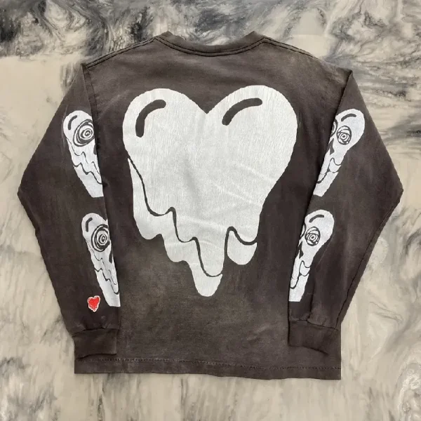 Black Saint Michael x Emotionally Unavailable L/S Shirt Back