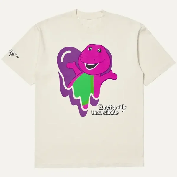 Cream ComplexCon × Emotionally Unavailable Barney Tee