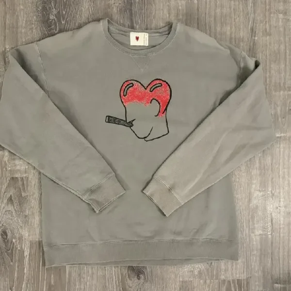 Grey Emotionally Unavailable Crewneck Sweatshirt