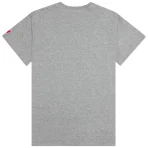 Heather Grey Emotionally Unavailable Heart Logo Tee Back