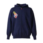 Navy EU × Coin Parking Delivery Now on Rec Zip up Hoodie
