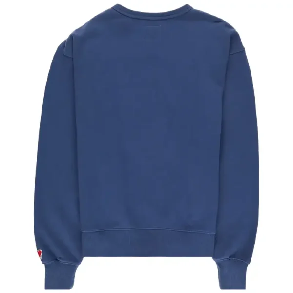 Navy Emotionally Unavailable Emo Crewneck BAck