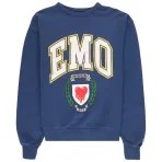 Navy Emotionally Unavailable Emo Crewneck