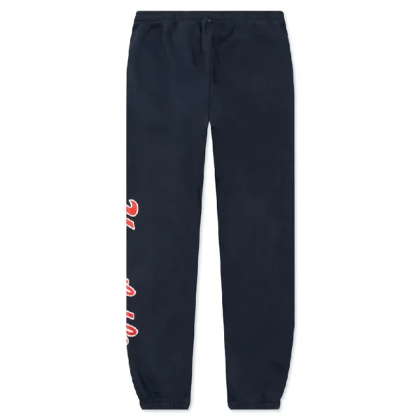 Navy Emotionally Unavailable Unavailable Sweatpant Back