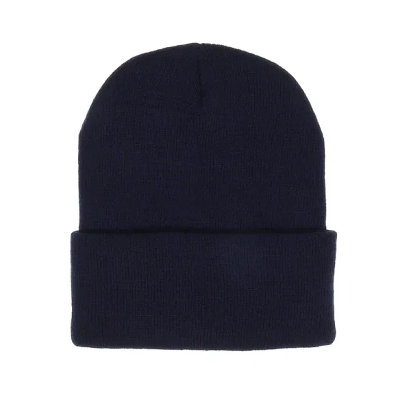 Navy Emotionally Unavailable × Coin Parking Delivery Beenie Cap Back