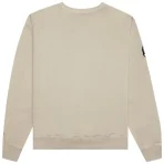Oatmeal Emotionally Unavailable Patches Crewneck BAck