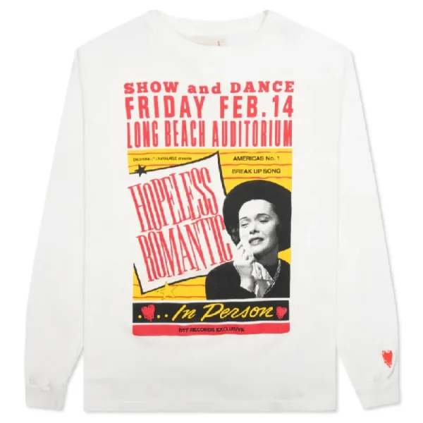 White Emotionally Unavailable Friday L/S Tee