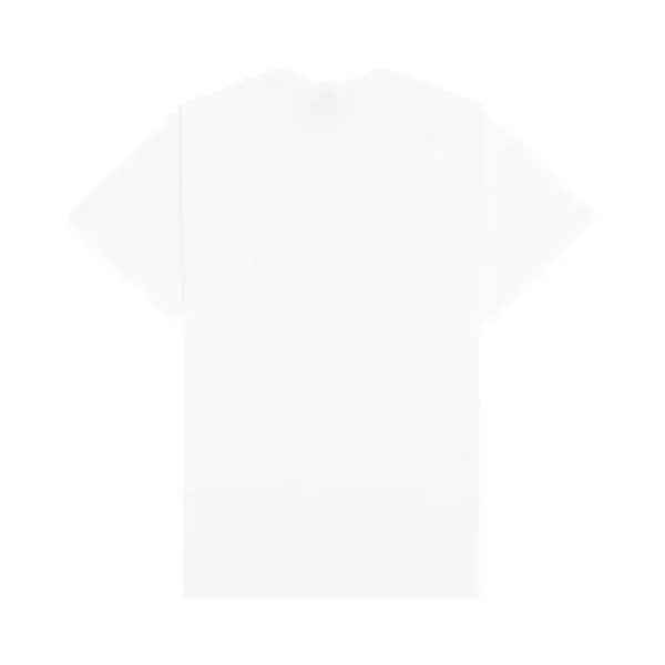 White Emotionally Unavailable Logo Type Tee Back
