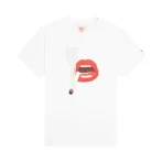 White Emotionally Unavailable Tom Wesselmann Smoking Lips Tee