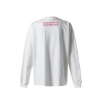 White Emotionally Unavailable × Coin Parking Delivery Logo LS Tee - EU Back