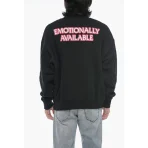 Black Off-White Emotionally Available Sweatshirt Back