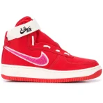 Red Emotionally Unavailable x Nike Air Force 1 High Sneakers
