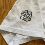 White Emotionally Unavailable Gradient Bear Brick Tee Sleeve