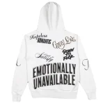 White Emotionally Unavailable Movie Titles Jennie Hoodie Back