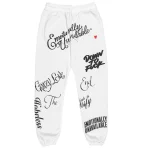 White Emotionally Unavailable Movie Titles Jennie Sweatpants