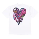 White Emotionally Unavailable x Squid Games Heart Logo Tee back