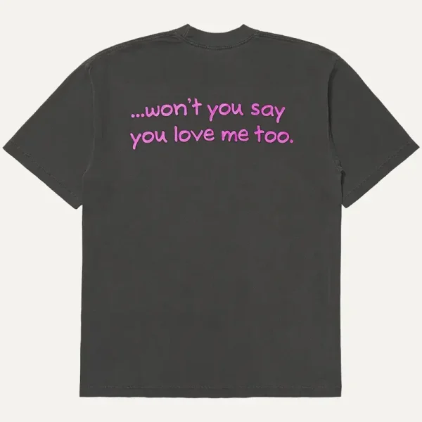Black Emotionally Unavailable x Barney Top Hat Tee Back