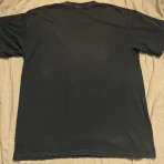 Black Emotionally Unavailable Lip and Tongue Tee Back