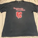 Black Emotionally Unavailable Lip and Tongue Tee