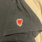 Black Emotionally Unavailable Lip and Tongue Tee Sleeve