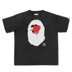 Black Bape x Emotionally Unavailable Ape Head Tee