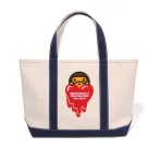 Navy Bape x Emotionally Unavailable Baby Milo Tote Bag