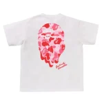 White Bape x Emotionally Unavailable ABC Camo Tee Back