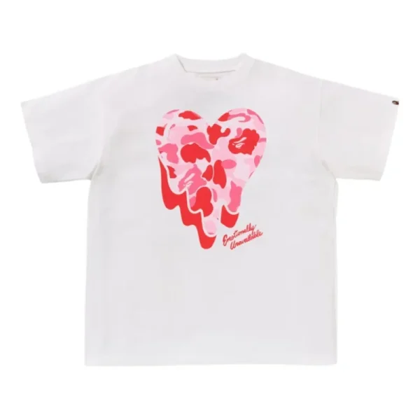 White Bape x Emotionally Unavailable ABC Camo Tee